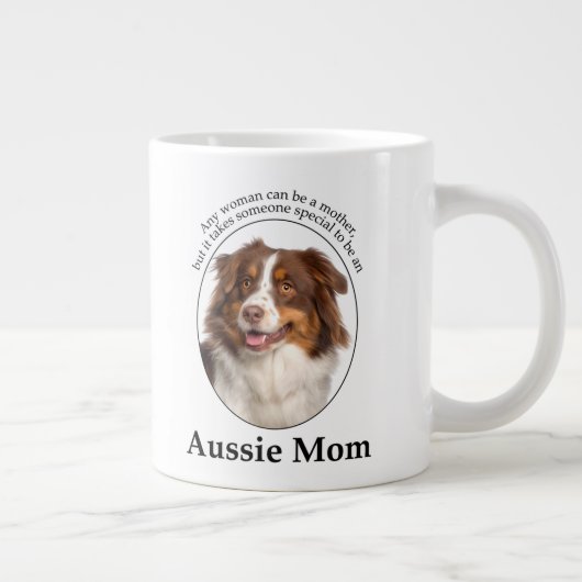 Red Australian Shepherd mama Grote Koffiekop (Rechts)