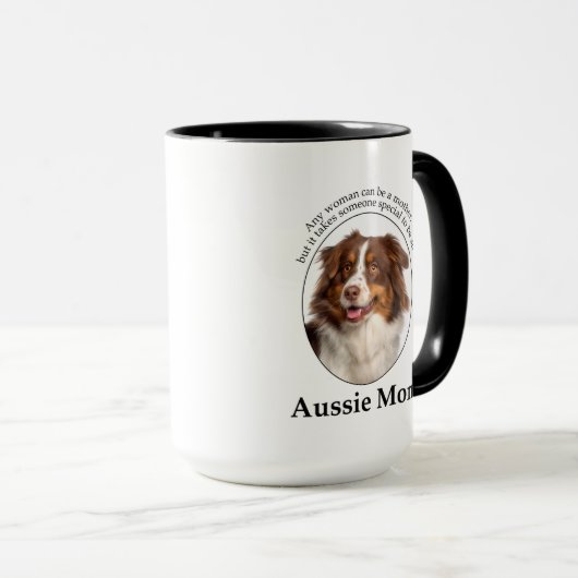 Red Australian Shepherd mama Mok (Voorkant rechts)