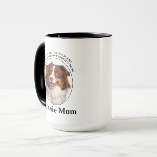 Red Australian Shepherd mama Mok (Voorkant links)