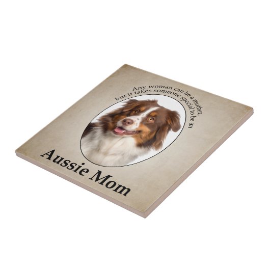 Red Australian Shepherd mama Tegeltje (Zijkant)