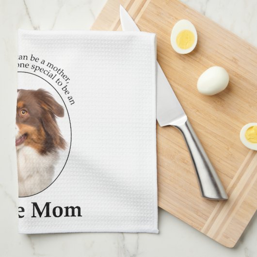 Red Australian Shepherd mama Theedoek (Quarter Fold)