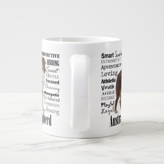 Red Australian Shepherd Traits Grote Koffiekop (Achterkant)