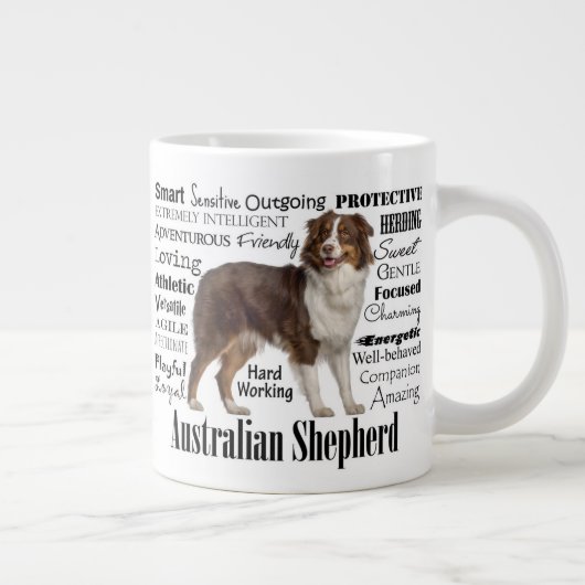 Red Australian Shepherd Traits Grote Koffiekop (Rechts)