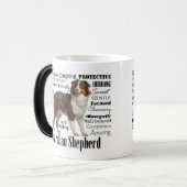 Red Australian Shepherd Traits Magische Mok (Voorkant links)