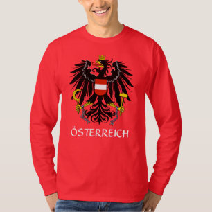 RED Austria Arms "Österreich" Lange T-Shirt