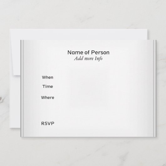 Red Auto Birthday Party Kaart (Achterkant)