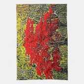 Red Autumn die Art Kitchen Towel schildert Theedoek (Verticaal)