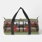 Red Autumn Foliage Marsh Personalized Plunjezak (Voorkant)