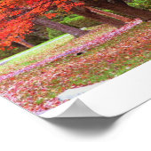 Red Autumn Glory door MiySpirit Poster (Hoek)