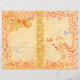 Red Autumn Junkjournal-papier