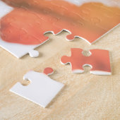 Red Autumn Leaf Natuur Foto Legpuzzel (Zijkant)