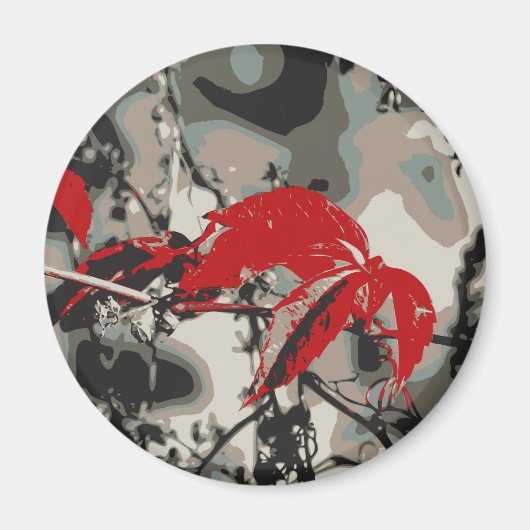 Red Autumn Magneet (Voorkant)