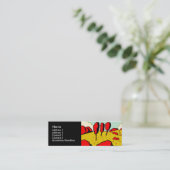 Red Autumn Mini Visitekaartje (Staand voorkant)