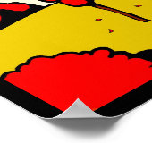 Red Autumn Poster (Hoek)