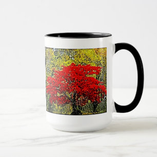 Red Autumn-schilderkunst - Mok
