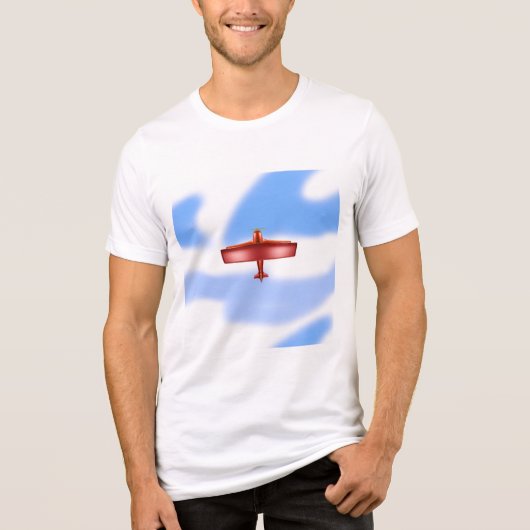 Red Aviation Clouds T-shirt (Voorkant)