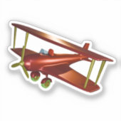 Red Aviation Sticker (Voorkant)