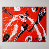 RED AVIATOR POSTER (Voorkant)
