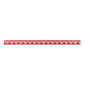 Red Awareness Ribbon Angel Custom Art Ribbons Satijnen Lint (Voorkant)
