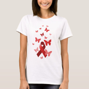 Red Awareness Ribbon T-shirt