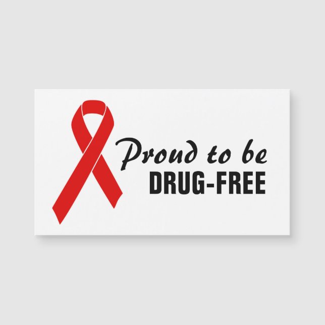 Red Awareness Ribbon + your message (Voorkant)