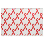 Red Awareness Ribbon + your message Stof (Fat Quarter)
