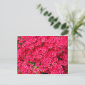 Red Azalea Flower Patch Briefkaart (Staand voorkant)
