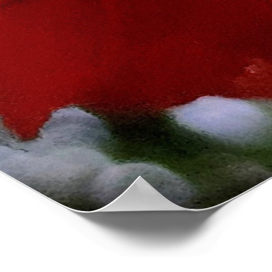 Red Azalea Flowers Poster (Hoek)