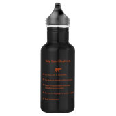 Red Aziatische olifanten Waterfles (Rechts)