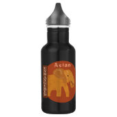 Red Aziatische olifanten Waterfles (Links)