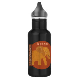 Red Aziatische olifanten Waterfles