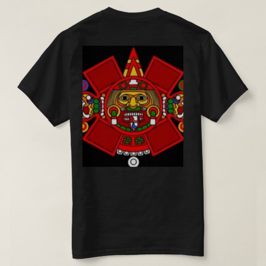 Red Aztec T-shirt (Design achterkant)