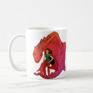 Red Baby Dragon Koffiemok