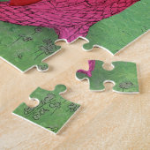 Red Baby Dragon Legpuzzel (Zijkant)