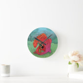 Red Baby Dragon Ronde Klok (Huis)