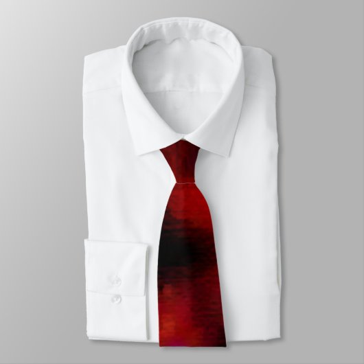 Red Bacteria Necktie Stropdas (Gebonden)