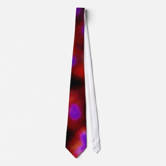 Red Bacteria Necktie Stropdas (Voorkant)