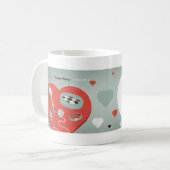"Red Badge of Kitten" Mok van het Pet Sympathie vo (Voorkant links)