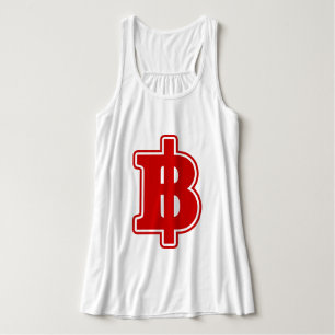 RED BAHT SIGN ฿ Thai Money ฿ Tanktop
