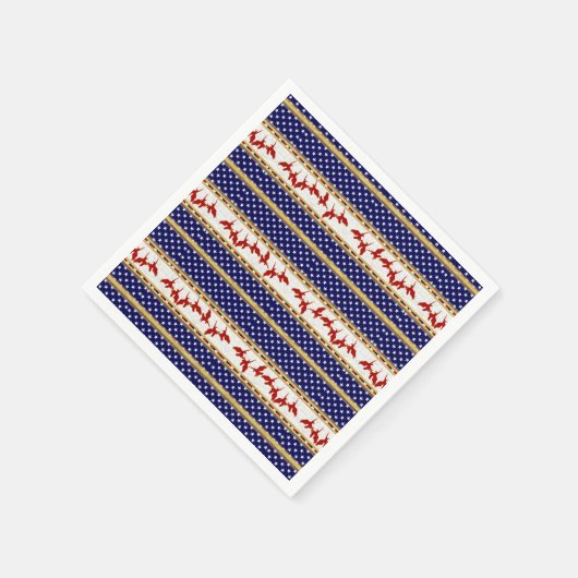 Red Bald Eagle America Paper Napkin Servet (Hoek)