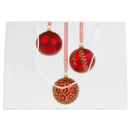 Red Ball-kerstsierboeken Grote cadeautas