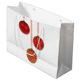 Red Ball-kerstsierboeken Grote cadeautas