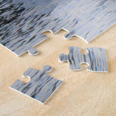 RED BALL ON THE BOAT POND Jigsaw Puzzle Legpuzzel (Zijkant)