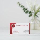Red Ball Visitekaartje (Staand voorkant)