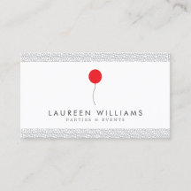 Red Balloon Logo voor Event Planner, Party Planner