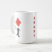 Red Balloones redden me keramische koffie-Mok Koffiemok (Voorkant links)