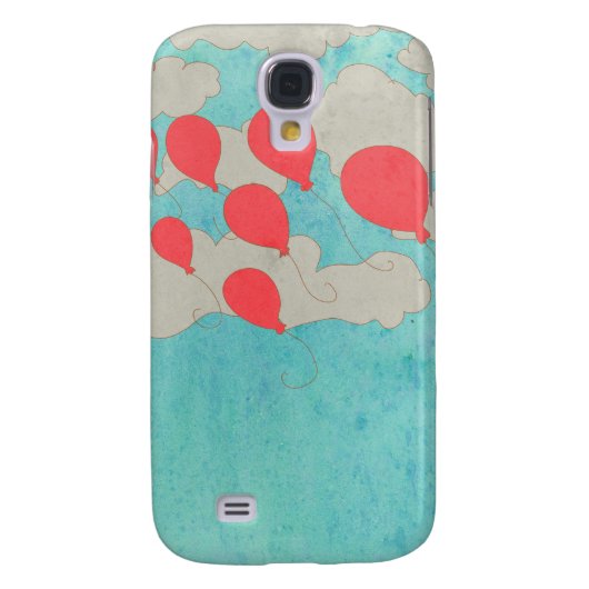 Red Balloons Case-Mate Samsung Galaxy Hoesje (Achterkant)