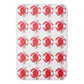 Red Baltimore Maryland Beach Bay Crab Seafood Badmat (Voorkant Verticaal)