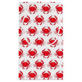 Red Baltimore Maryland MD Chesapeake Bay Crabs Klein Cadeauzakje (Achterkant)