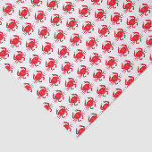 Red Baltimore Maryland MD Chesapeake Bay Crabs Tissuepapier (Detail)